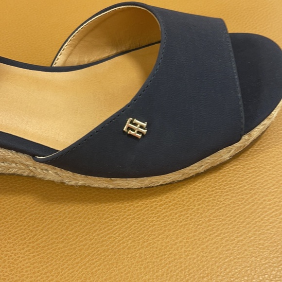 Tommy Hilfiger TWGallie-M Dark Blue Wedge Sandals - Picture 5 of 7
